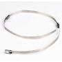 Kingrol 200pcs Stainless Steel Self-Locking Cable Zip Ties, 11.8 Inch Metal Wire Ties
