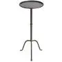 Creative Co-op Metal Martini Accent Table, Grey Creative Co-op Metal Martini Accent Table, Grey