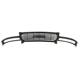 Perfit Liner New Replacement Parts Front Black/Dark Gray Grille Compatible With GMC 99-02 Sierra 1500 Pickup Truck 00-06 Yukon SUV XL 1500 Fits GM1200429 19130786