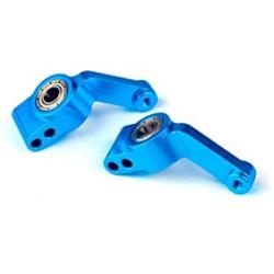 SummitLink Upgraded CNC Alloy Part Rear Axle Carrier with Bearing for 1/10 Scale Stampede Slash Rustler Bandit 1:10 TRX 3752 TRX 5116 (Blue)