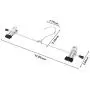 Metal Slacks Skirts Hangers, Space Saving Pants Hangers for Children Heavy Duty Skirts Hangers with 2 Adjustable Non Slip Clips, A Pack of 15 Flexible Hangers for Skirts, Pants, Slacks, Shorts Metal Slacks Skirts Hangers, Space Saving Pants Hangers for Children Heavy Duty Skirts Hangers with 2 Adjustable Non Slip Clips, A Pack of 15 Flexible Hangers for Skirts, Pants, Slacks, Shorts