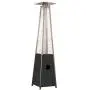 Hiland HLDSO1-GTCB 91-Inch Tall Quartz Glass Tube Heater - Hammered Silver Hiland HLDSO1-GTCB 91-Inch Tall Quartz Glass Tube Heater - Hammered Silver