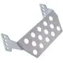 REhobby 5PCS TRX4 Stainless Bumper Steel Front Rear Chassis Armor Protection Lower Skid Plate for 1/10 RC Crawler Car Traxxas TRX-4 S49 Parts
