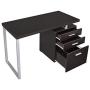 Coaster Home Furniture Brennan 3-Drawer Reversible set up Office Desk | Capuccino