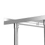 Hally Stainless Steel Table for Prep & Work 24 x 30 Inches, NSF Commercial Heavy Duty Table with Undershelf and Backsplash for Restaurant, Home and Hotel