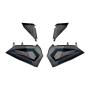UTV Lower Door Panels for RZR XP 1000, SAUTVS Lower Half Door Inserts with Built-in Metal Frame for Polaris RZR XP 1000 900 S Turbo EPS Accessories (2 Doors, 2879509)