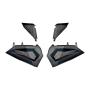 UTV Lower Door Panels for RZR XP 1000, SAUTVS Lower Half Door Inserts with Built-in Metal Frame for Polaris RZR XP 1000 900 S Turbo EPS Accessories (2 Doors, 2879509)