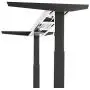 ApexDesk Elite Series 60'' W Electric Height Adjustable Standing Desk, Red Apple Top, Black Frame ApexDesk Elite Series 60'' W Electric Height Adjustable Standing Desk, Red Apple Top, Black Frame