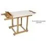 Creative Mark Saint Remy Wooden H-Frame Artist Studio Floor Easel Double Mast Adjustable Multi Angles to Flat for Small to Extra Large Canvas Paintings up to 60''w x 82'' h - Oiled Beechwood Creative Mark Saint Remy Wooden H-Frame Artist Studio Floor Easel Double Mast Adjustable Multi Angles to Flat for Small to Extra Large Canvas Paintings up to 60''w x 82'' h - Oiled Beechwood