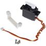 Bonarty 2 x Metal Servo Steering Gear Servo for WLtoys XK X450.0010 RC Aircraft Helicopter Model Steering Part Accessories Micro RC Servo