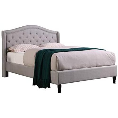 LIFE Home Platform Bed, Grey