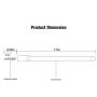 Savadicar 7.5-inch Short & Thick Reflex Antenna Replacement for 2007-2019 Jeep Wrangler Jk JKU JL JLU, Metal + ABS, Black