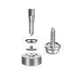 HOMEIDOL 150 Stainless Steel Marine Grade Canvas and Upholstery Boat Cover Snap Button Fastener Kit with 2Pcs Setting Tool (50 Sets) (Fastener Screw Snap Kit) HOMEIDOL 150 Stainless Steel Marine Grade Canvas and Upholstery Boat Cover Snap Button Fastener Kit with 2Pcs Setting Tool (50 Sets) (Fastener Screw Snap Kit)