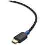 Cable Matters USB C to Micro USB Cable (Micro USB to USB-C Cable) with Braided Jacket 3.3 Feet in Black