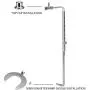 Lamp Shade Harp Bracket 6-10 inch Adjustable Holder Support and 3/8 inch Standard Saddle/E12/E26 Light Base UNO Fitter Adapter Converter Finial Set Parts, Tall 6 7 8 9 10 inch for Spider Shade Lamp Shade Harp Bracket 6-10 inch Adjustable Holder Support and 3/8 inch Standard Saddle/E12/E26 Light Base UNO Fitter Adapter Converter Finial Set Parts, Tall 6 7 8 9 10 inch for Spider Shade