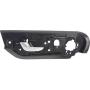Interior Door Handle compatible with Volvo S60 01-09 Front LH Inside Satin Chrome and Black Housing Plastic and Metal w/Kits