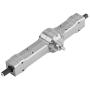 Dilwe RC Gear Box , Aluminium Alloy Rear Gear Axle Box for WPL 1/16 Military Truck RC Car Upgraded Part(Titanium Gray)
