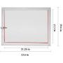 6 Pack Aluminum Silk Screen Printing Frames ，20 x 24 inch Pre-Stretched Aluminum Screen Printing Screens with 110 tpi White Mesh Silk Screen