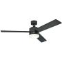 Westinghouse Lighting 7205900 Alta Vista 52-Inch Matte Black, Dimmable LED Light Kit with Opal Frosted Glass, Remote Control Included Indoor Ceiling Fan