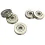 Bearing Steel V Groved Wire Pulley Bearing Wheels Roller 5x22x5mm, 5 Pcs Bearing Steel V Groved Wire Pulley Bearing Wheels Roller 5x22x5mm, 5 Pcs
