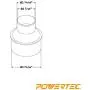 POWERTEC 70136 4-Inch to 2-1/2 Inch Cone Reducer