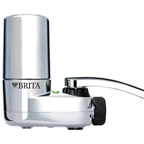 Brita Basic Faucet Water Filter System, Chrome, 1 Count Brita Basic Faucet Water Filter System, Chrome, 1 Count
