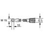 Grohe 46092000 LadyLux Hose, 15mm x ½ x 1500 inches, Chrome