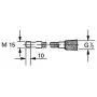 Grohe 46092000 LadyLux Hose, 15mm x ½ x 1500 inches, Chrome