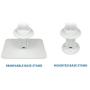 Mount-It! Anti-Theft iPad Floor Stand | Contact-Less iPad Floor Kiosk | Adjustable Locking iPad Floor Mount with Document Tray for iPad 9.7 (MI-3770W)