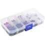 Readytosky RC Car Screws Box Repair Tool Kit 1/10 Scale Bend Body Clips Pins Accessories Set for 1/10 HSP RC Car DIY Kits(270PCS)