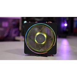 Wraith Prism LED RGB Cooler Fan from Ryzen 7 2700X Processor AM4/AM2/AM3/AM3+ 4-Pin Connector Copper Base/Alum Heat Sink by TT Racing AM4_Copp_R7