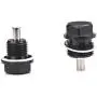 Magnetic Oil Drain Plug Magnetic Sump Drain Nut Oil Drain Bolt(M12x1.25,Black)