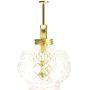 Purism Style Plant Mister- Clear Color Glass Bottle & Brass Sprayer (Matt Gold)