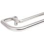 Umbra Twilight Double Curtain Rod Set – Wrap Around Design is Ideal for Blackout or Room Darkening Panels, 88-144 Inch (224-366cm), Nickel