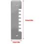 TOPINCN 5Pcs Bee Hive Doors Beehives Nest Door Entrance Gate Metal Anti-Scape Door Beekeeping Equipment Bee Breeding Tools