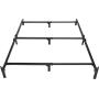Amazon Basics 9-Leg Support Metal Bed Frame - Strong Support for Box Spring and Mattress Set - Tool-Free Easy Assembly - Full Size Bed
