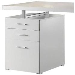 Coaster Home Furniture Brennan 3-Drawer Reversible set up Office Desk | White