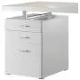 Coaster Home Furniture Brennan 3-Drawer Reversible set up Office Desk | White Coaster Home Furniture Brennan 3-Drawer Reversible set up Office Desk | White