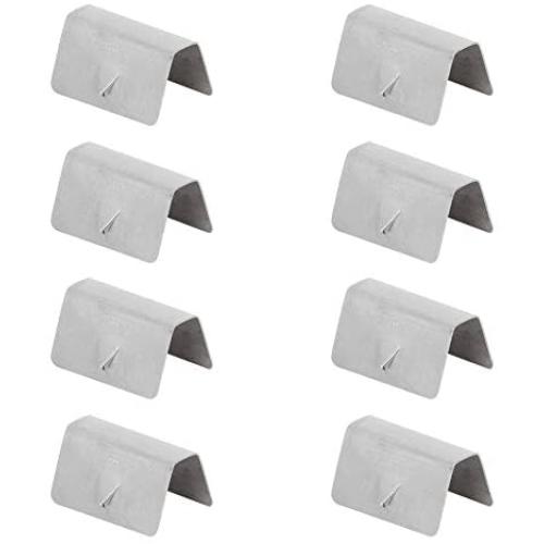 Wind/Rain Deflectors Channel New Metal Universal Clips, 8Pcs Stainless Steel Car Wind/Rain Deflector Channel Fitting Fixing Retaining Clips Fit for HEKO G3 SNED