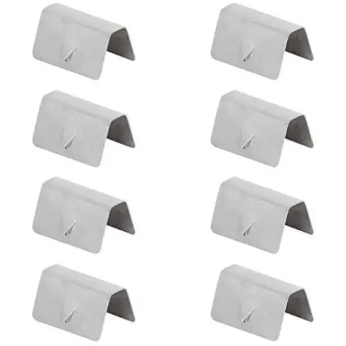 Wind/Rain Deflectors Channel New Metal Universal Clips, 8Pcs Stainless Steel Car Wind/Rain Deflector Channel Fitting Fixing Retaining Clips Fit for HEKO G3 SNED