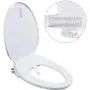 Hibbent Bidet Seat Dual Nozzles for Rear & Feminine Cleaning - No Electricity Bidet Toilet Seat Sleek Design - On/OFF Metal T Adapter Included (Elongated - OB306) Hibbent Bidet Seat Dual Nozzles for Rear & Feminine Cleaning - No Electricity Bidet Toilet Seat Sleek Design - On/OFF Metal T Adapter Included (Elongated - OB306)