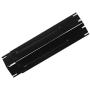 BBQ funland (3-Pack Universal Adjustable Porcelain Steel Replacement Heat Plate Shield, Heat Tent, Flavorizer Bar, Burner Cover, Flame Tamer for Gas Grill, Extends from 11.75'' up to 21'' L
