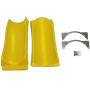SwingnSlide Ws 5031 Olympus Wave Slide 2Piece Plastic Slide for 5 Decks, Yellow