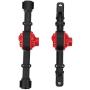 Dilwe Front Axle Housing, Metal Front Rear Axle Housing Accessory Part for MN90/ MN91/ MN45 RC Car Model( Black)