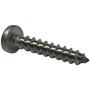 #8 x 1'' Stainless Steel Pan Head Sheet Metal Screws, Full Thread, Phillips Drive, Bright Finish, Self-Tapping, Quantity 100 Pieces by Marine Bolt Supply