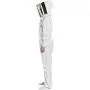 Natural Apiary Apiarist Suit Outfit 1 x Non-Flammable Fencing Veil Mesh Total Protection for Backyard & Beginner Beekeepers, Large, White Natural Apiary Apiarist Suit Outfit 1 x Non-Flammable Fencing Veil Mesh Total Protection for Backyard & Beginner Beekeepers, Large, White