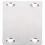 Hulless 2.4 x 1.5 Inch Metal Flat Straight Brace Bracket 1.2 MM Thickness Metal Flat Straight Mending Plates Fixing Corner Brace for Furniture, Wood, Shelves, Cabinet, 10 Pcs