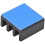 30pcs Aluminum Heatsink 11x11x5mm / 0.43x0.43x0.2 inches with Thermal Conductive Adhesive Tape for Raspberry pi Electronic Chip MOS IC Diode Triode Cooling Heat Dissipation