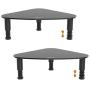 2 Pack Computer Monitor Riser | Triangle Save Space Desktop Corner Stand for Computer Monitor & Laptop Black HD01B-203 2 Pack Computer Monitor Riser | Triangle Save Space Desktop Corner Stand for Computer Monitor & Laptop Black HD01B-203