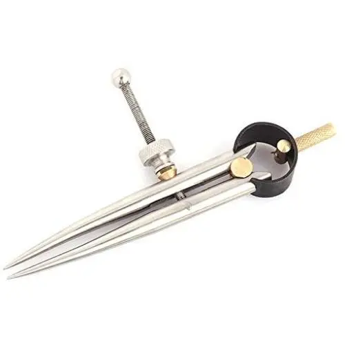 WUTA 2.8&Stainless Steel Divider Scriber Caliper Spring Wing Divider Jewellery Metal Dividers Craft Adjustable Spacing Compass WUTA 2.8&Stainless Steel Divider Scriber Caliper Spring Wing Divider Jewellery Metal Dividers Craft Adjustable Spacing Compass